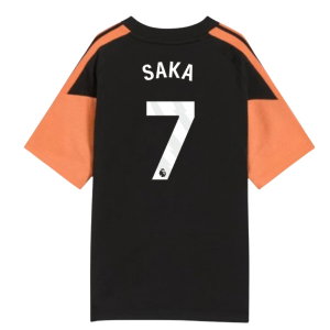 2026-2027 Arsenal Training Tee (Black) - Kids (Saka 7)