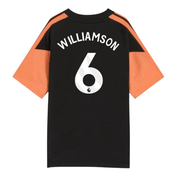 2026-2027 Arsenal Training Tee (Black) - Kids (Williamson 6)