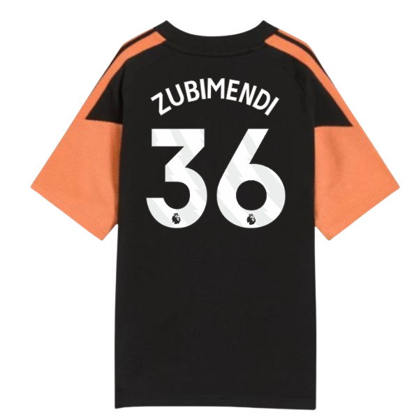 2026-2027 Arsenal Training Tee (Black) - Kids (Zubimendi 36)