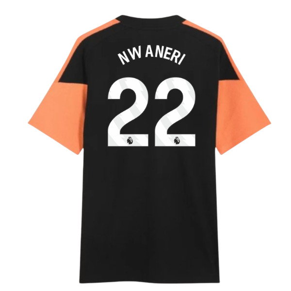 2026-2027 Arsenal Training Tee (Black) (Nwaneri 22)