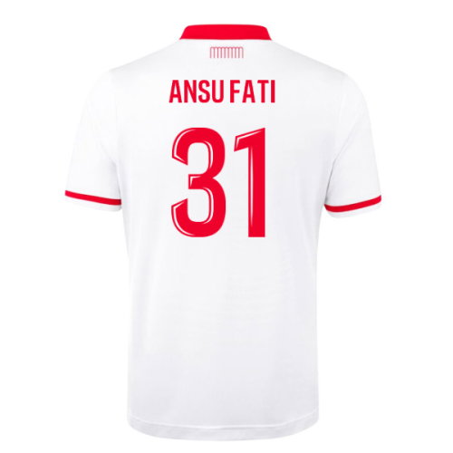 2026-2027 AS Monaco Home Shirt (Ansu Fati 31)
