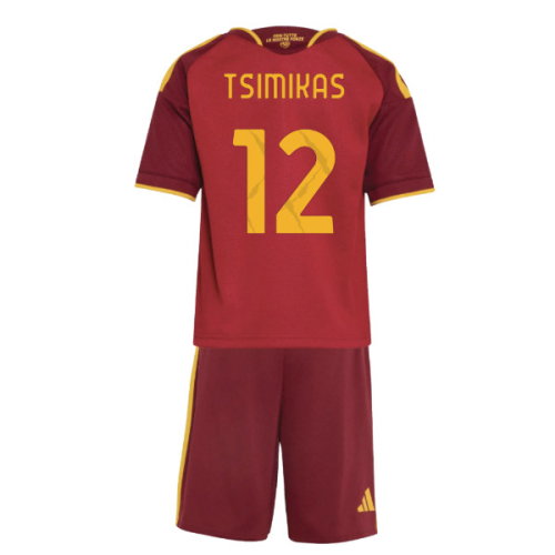 2026-2027 AS Roma Home Mini Kit (Tsimikas 12)
