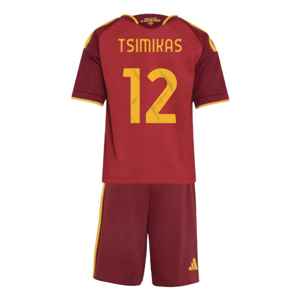 2026-2027 AS Roma Home Mini Kit (Tsimikas 12)