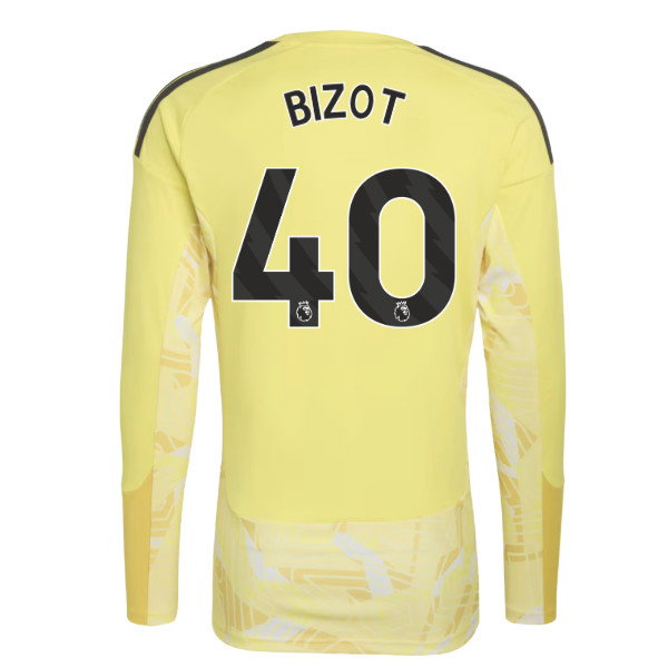 2026-2027 Aston Villa Goalkeeper Long Sleeve Shirt (Yellow) - Kids (Bizot 40)