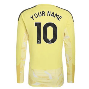 2026-2027 Aston Villa Goalkeeper Long Sleeve Shirt (Yellow) - Kids