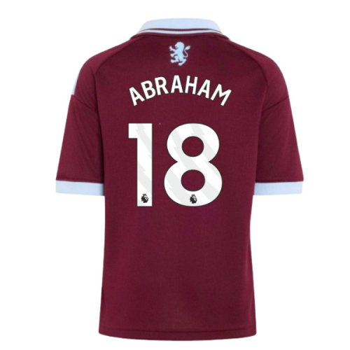 2026-2027 Aston Villa Home Shirt (Kids) (Abraham 18)
