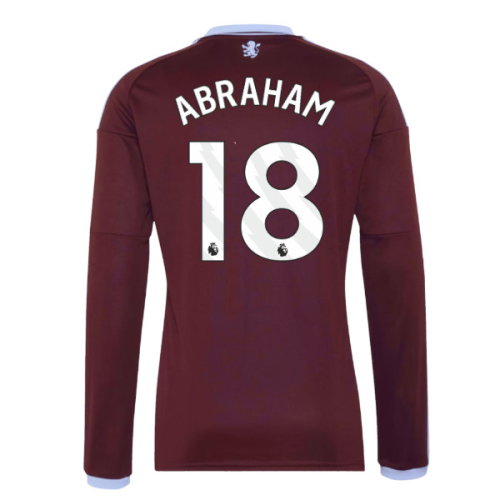 2026-2027 Aston Villa Long Sleeve Home Shirt (Abraham 18)