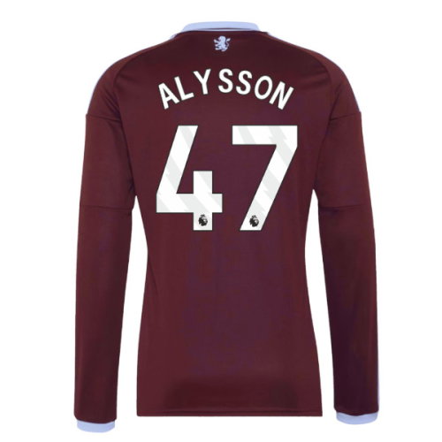 2026-2027 Aston Villa Long Sleeve Home Shirt (Alysson 47)