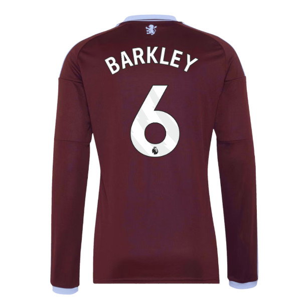 2026-2027 Aston Villa Long Sleeve Home Shirt (Barkley 6)
