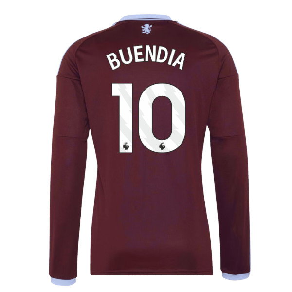 2026-2027 Aston Villa Long Sleeve Home Shirt (Buendia 10)