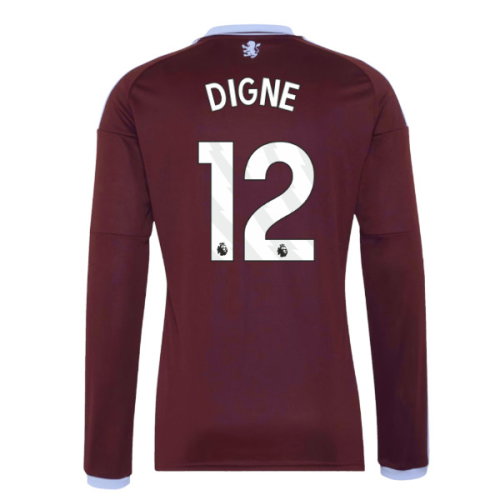 2026-2027 Aston Villa Long Sleeve Home Shirt (Digne 12)