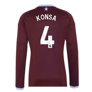 2026-2027 Aston Villa Long Sleeve Home Shirt (Konsa 4)