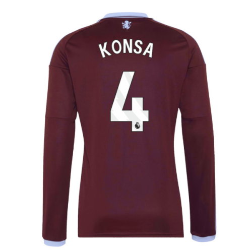 2026-2027 Aston Villa Long Sleeve Home Shirt (Konsa 4)