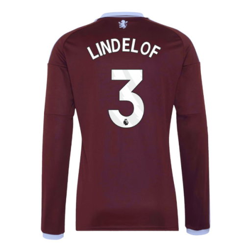 2026-2027 Aston Villa Long Sleeve Home Shirt (Lindelof 3)
