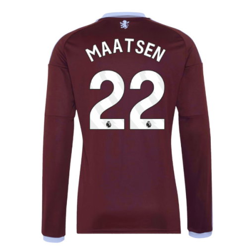 2026-2027 Aston Villa Long Sleeve Home Shirt (Maatsen 22)