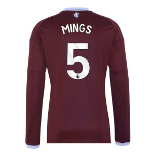 2026-2027 Aston Villa Long Sleeve Home Shirt (Mings 5)