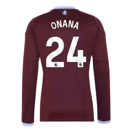 2026-2027 Aston Villa Long Sleeve Home Shirt (Onana 24)