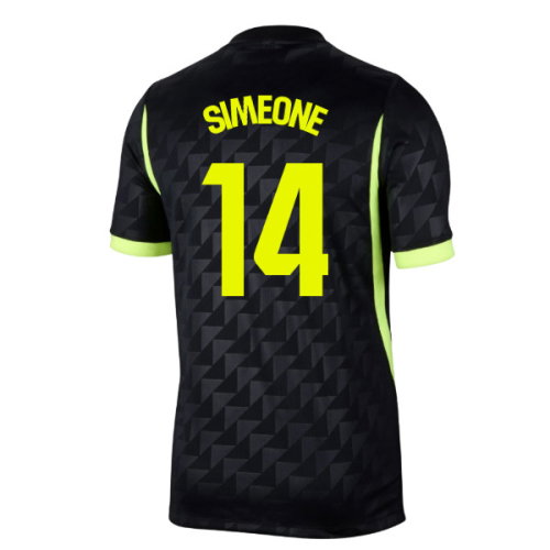 2026-2027 Atletico Madrid Authentic Away Shirt (Simeone 14)