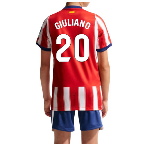 2026-2027 Atletico Madrid Home Shirt (Kids) (Giuliano 20)