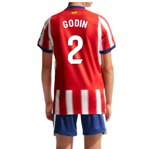 2026-2027 Atletico Madrid Home Shirt (Kids) (Godin 2)