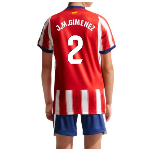 2026-2027 Atletico Madrid Home Shirt (Kids) (J.M.Gimenez 2)