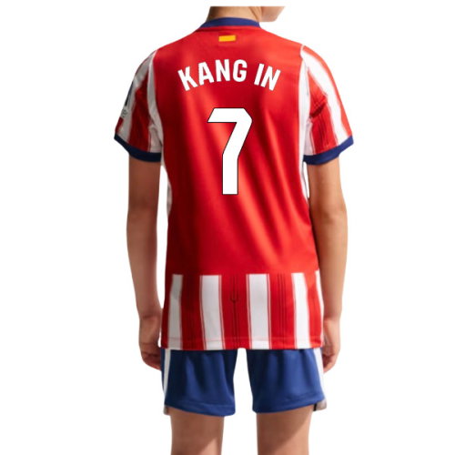 2026-2027 Atletico Madrid Home Shirt (Kids) (Kang In 7)