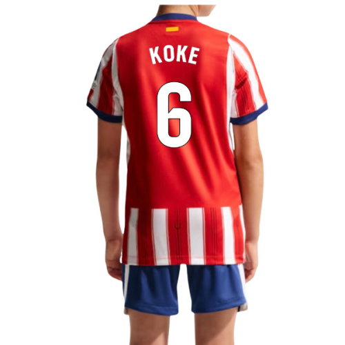 2026-2027 Atletico Madrid Home Shirt (Kids) (Koke 6)
