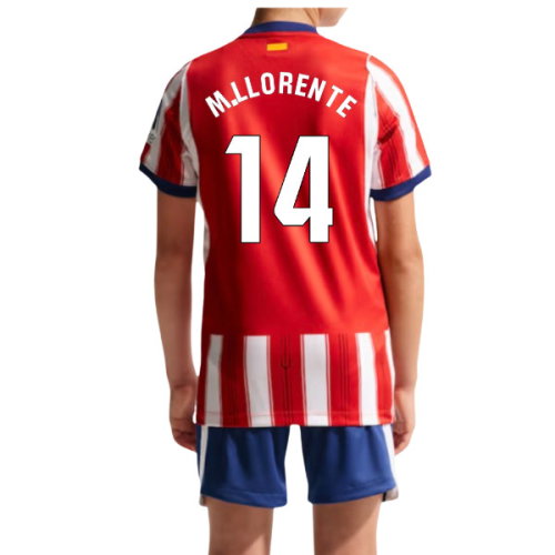 2026-2027 Atletico Madrid Home Shirt (Kids) (M.Llorente 14)