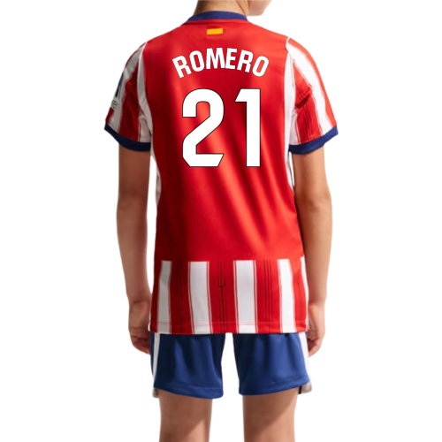 2026-2027 Atletico Madrid Home Shirt (Kids) (Romero 21)
