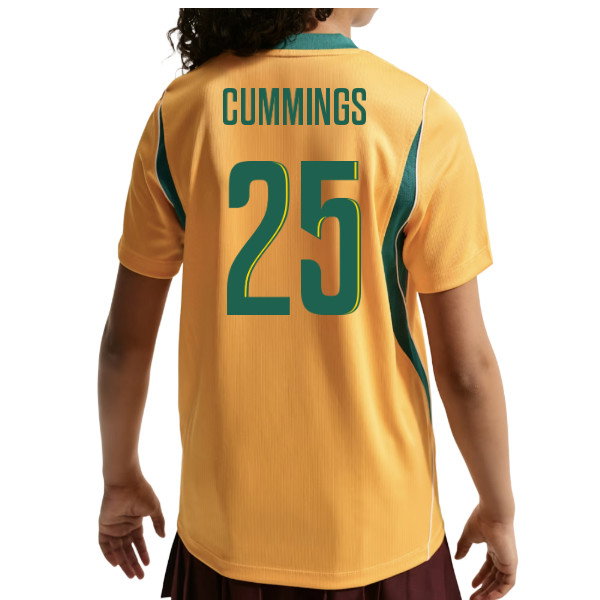 2026-2027 Australia Home Shirt (Kids) (Cummings 25)