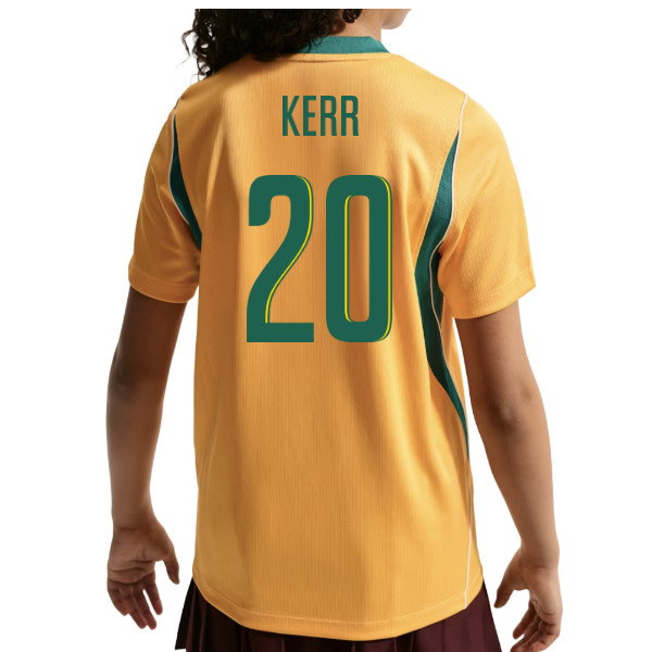 2026-2027 Australia Home Shirt (Kids) (Kerr 20)