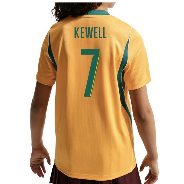 2026-2027 Australia Home Shirt (Kids) (Kewell 7)