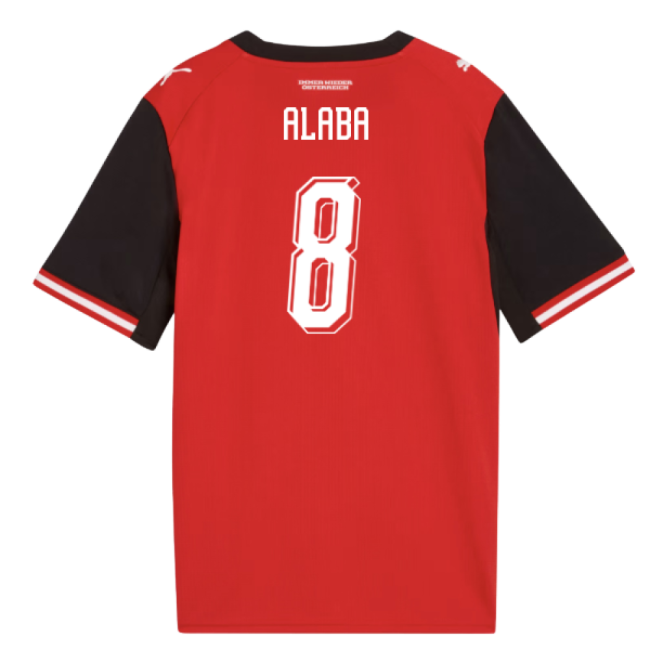 2026-2027 Austria Home Shirt (Kids) (Alaba 8)