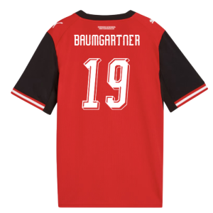 2026-2027 Austria Home Shirt (Kids) (Baumgartner 19)