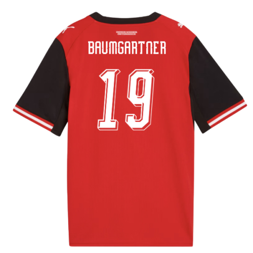 2026-2027 Austria Home Shirt (Kids) (Baumgartner 19)