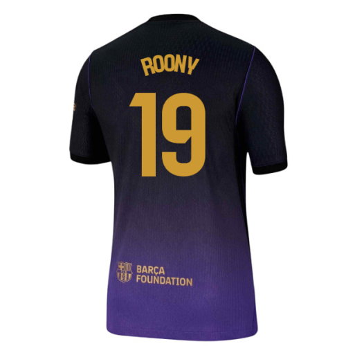 2026-2027 Barcelona Authentic Aero-Fit Match Away Shirt (Roony 19)