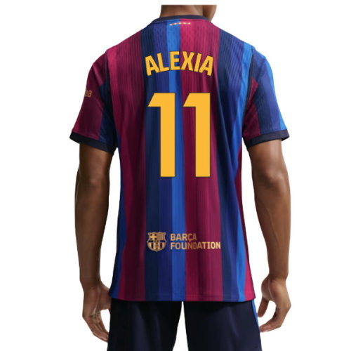2026-2027 Barcelona Authentic Aero-Fit Match Home Shirt (Alexia 11)