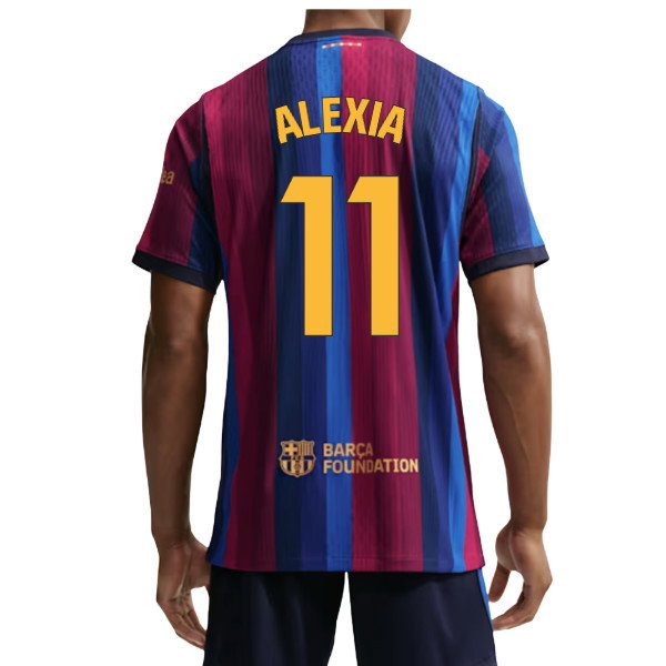 2026-2027 Barcelona Authentic Aero-Fit Match Home Shirt (Alexia 11)