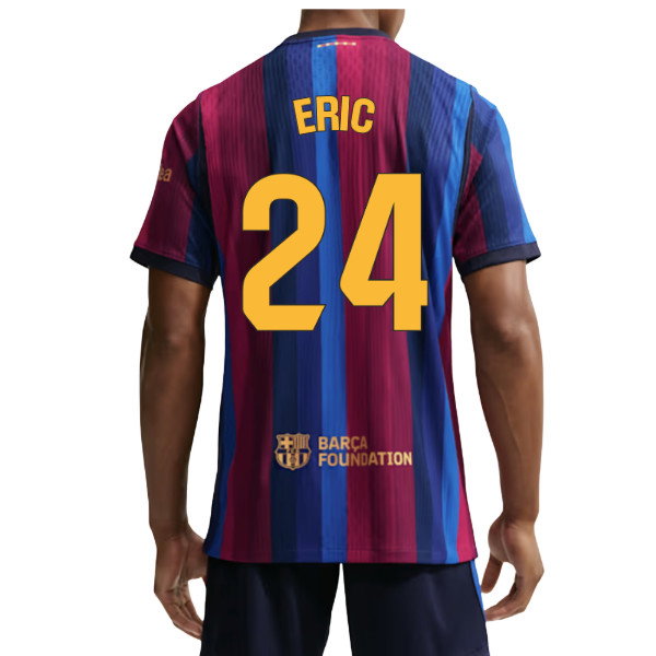 2026-2027 Barcelona Authentic Aero-Fit Match Home Shirt (Eric 24)