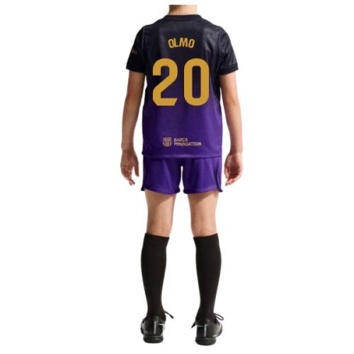 2026-2027 Barcelona Away Little Boys Mini Kit (Olmo 20)