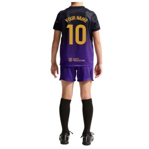 2026-2027 Barcelona Away Little Boys Mini Kit