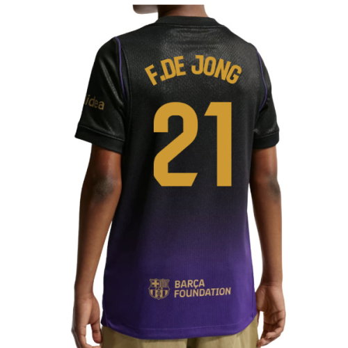 2026-2027 Barcelona Away Shirt (Kids) (F.De Jong 21)