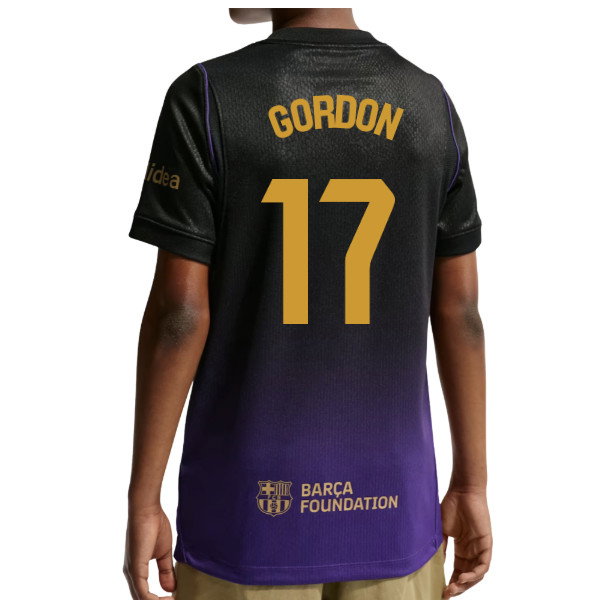 2026-2027 Barcelona Away Shirt (Kids) (Gordon 17)