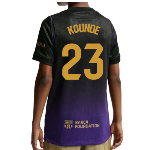 2026-2027 Barcelona Away Shirt (Kids) (Kounde 23)