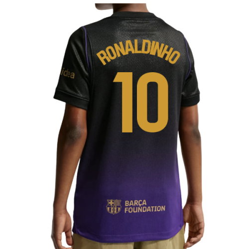 2026-2027 Barcelona Away Shirt (Kids) (Ronaldinho 10)