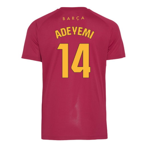 2026-2027 Barcelona Dri-Fit Strike Shirt (Noble Red) (Adeyemi 14)