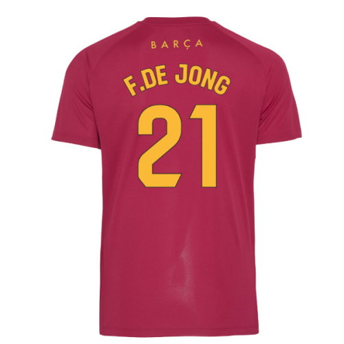 2026-2027 Barcelona Dri-Fit Strike Shirt (Noble Red) (F.De Jong 21)