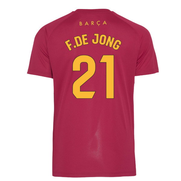 2026-2027 Barcelona Dri-Fit Strike Shirt (Noble Red) (F.De Jong 21)