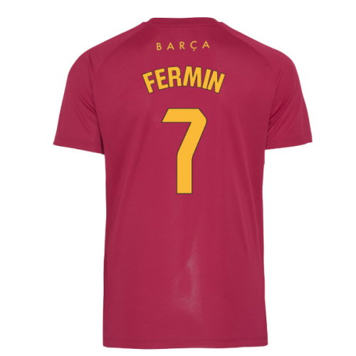 2026-2027 Barcelona Dri-Fit Strike Shirt (Noble Red) (Fermin 7)