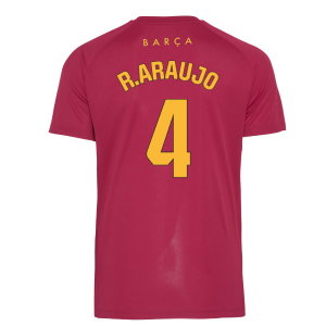 2026-2027 Barcelona Dri-Fit Strike Shirt (Noble Red) (R.Araujo 4)